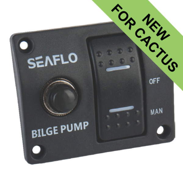 Seaflo SP01502 Bilge Pump Switch Panel - 3-Way - 12V / 24V