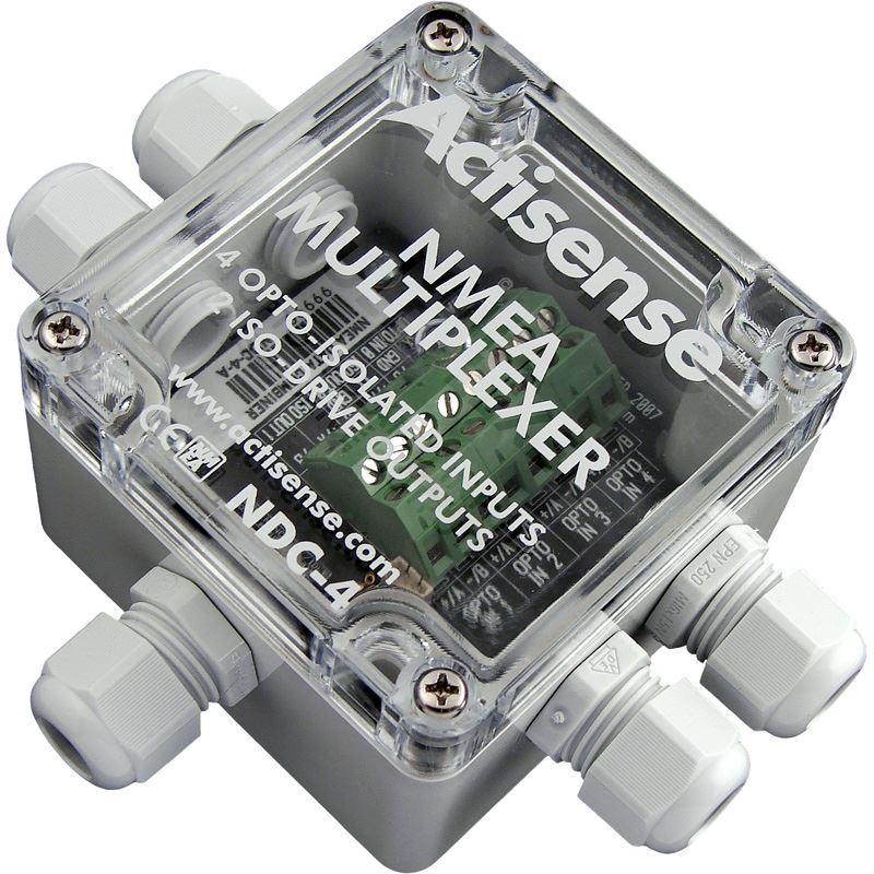 Actisense NDC-4-A-USB NMEA Multiplexer pre-configured as AIS Multiplexer with USB