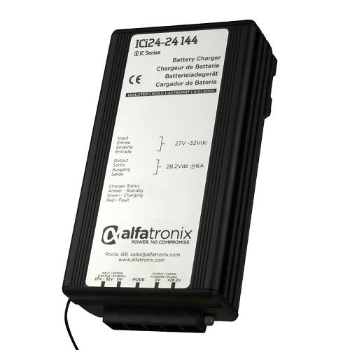 Alfatronix Ici24-24-144 Dc-dc Intelligent Battery Charger - 24vdc To 24vdc - 6a