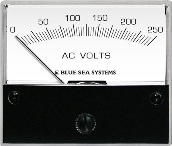 Blue Sea Voltmeter Analog 0-250v Ac