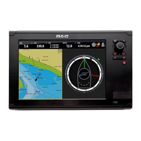 B&G ZEUS TOUCH MULTI FUNCTION DISPLAY 12 INCH C/W EU CHARTS