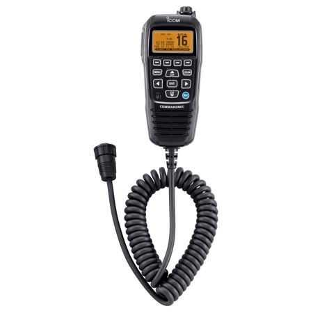 Icom HM-195B Command Mic IV Remote-Control Microphone - Black
