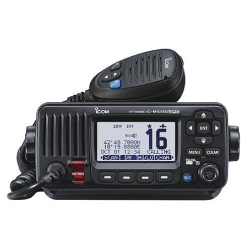 Icom IC-M423GE Fixed Marine VHF/DSC Radio c/w GPS Receiver and Active Noise Cancelling