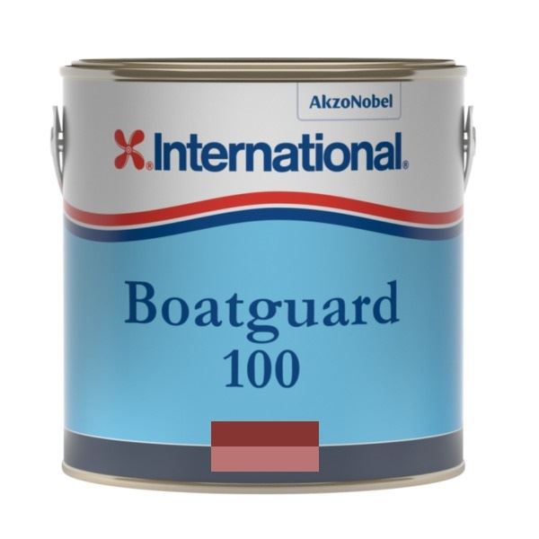 International Boatguard 100 Antifouling Paint - Red - 2.5l