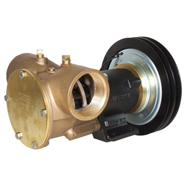 Jabsco 50270-2011 Clutched Bilge Pump - Bronze - Twin A Pulley - 2in BSP Ports - 12V