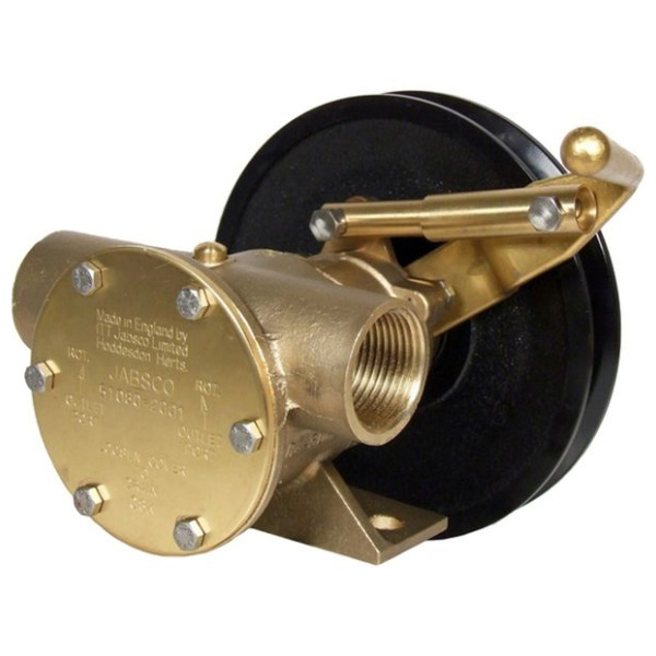 Jabsco 51080-2001 Manual Clutched Bilge Pump - Bronze - 1in BSP Ports