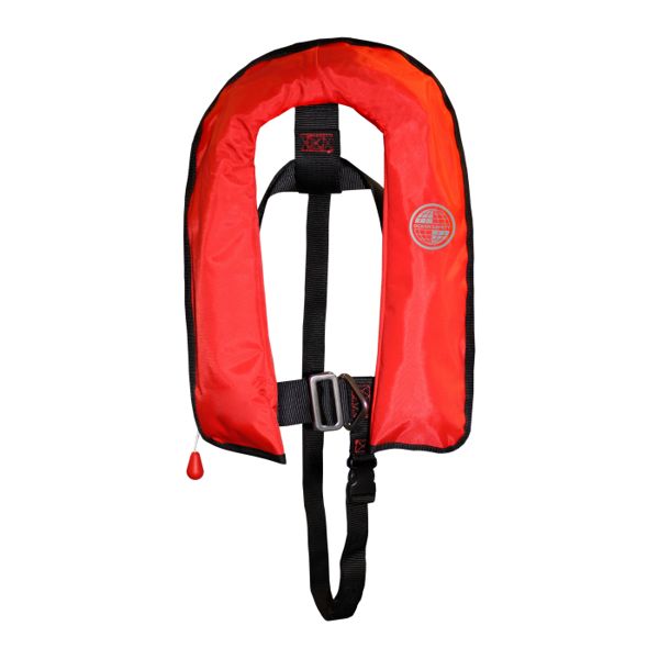Kru XF Junior Lifejacket Automatic & Harness - Red