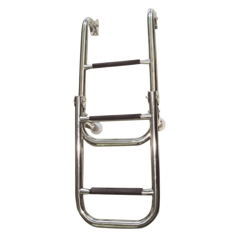 Folding Ladder. 2+2 Steps. Inox 316. 280x1060mm