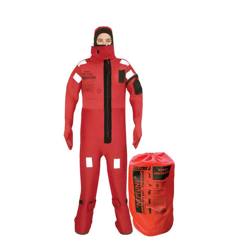 Lalizas Immersion Suit Neptune - Solas - XLarge - Insulated - With Neoprene Gloves