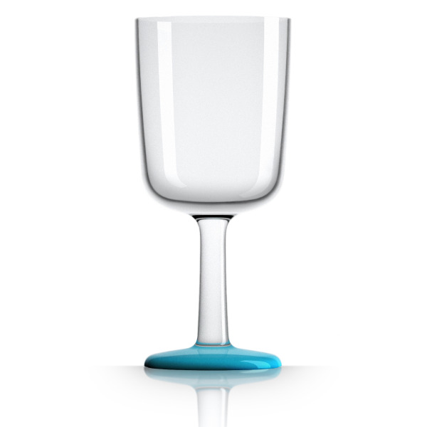 Marc Newson Palm Wine Glass - Vivid Blue - 300ml