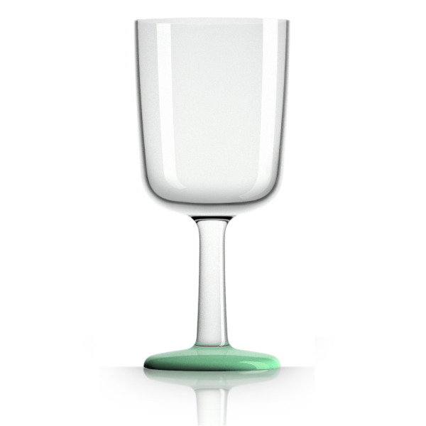 Marc Newson Palm Wine Glass - Glow Green - 300ml