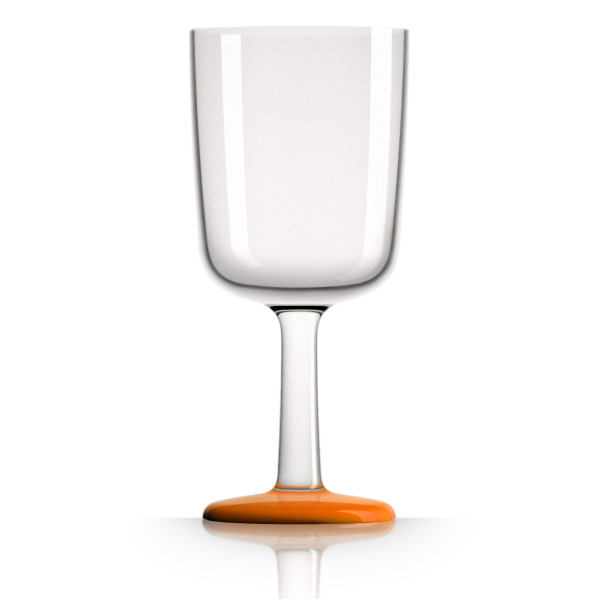Marc Newson Palm Wine Glass - Orange - 300ml