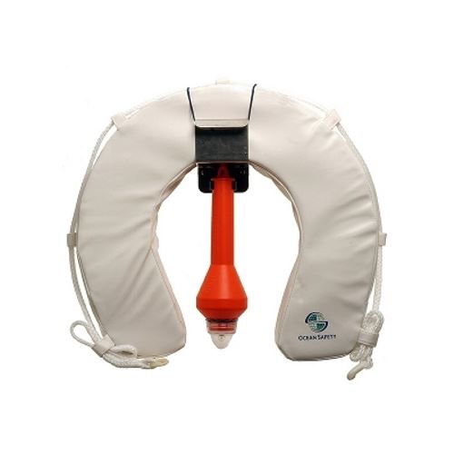 Ocean Safety Standard Horseshoe Buoy Set Light - White