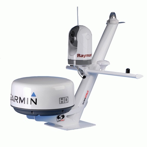 Scanstrut PTM-R1-2 Tapered radar mast for radomes lights cameras GPS/ VHF antenna + other radome