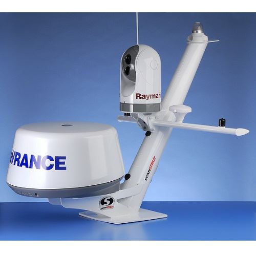 Scanstrut PTM-R2-S40 Tapered mast for lights cameras GPS/ VHF antenna + 40cm satcom + other radome