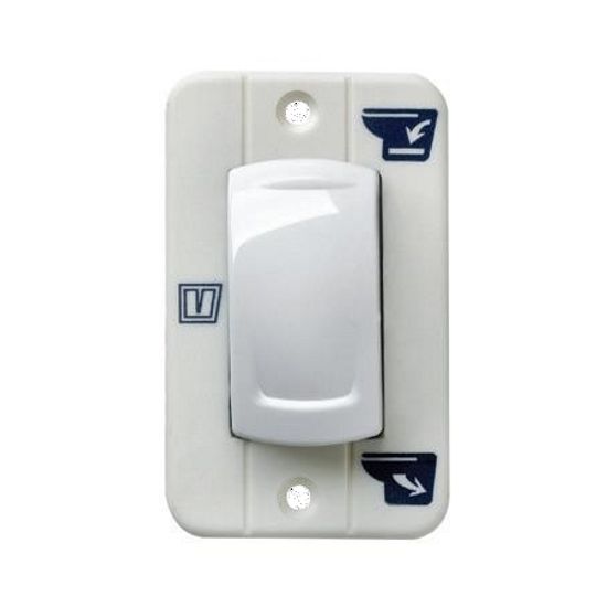 Vetus Rocker Switch For Toilet Type TMWQ / TMS, 12/24 Volt