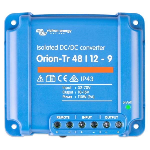 Victron Energy Orion-Tr 48/12-9A DC-DC Converter - 110W - Isolated