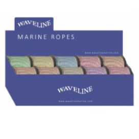 Waveline Poly mini reel 3mm assorted colours X 10