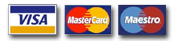 All major credit and debit cards accepted