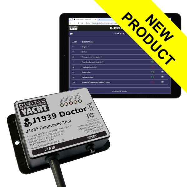 Digital Yacht J1939 Doctor – J1939 Diagnostic Tool