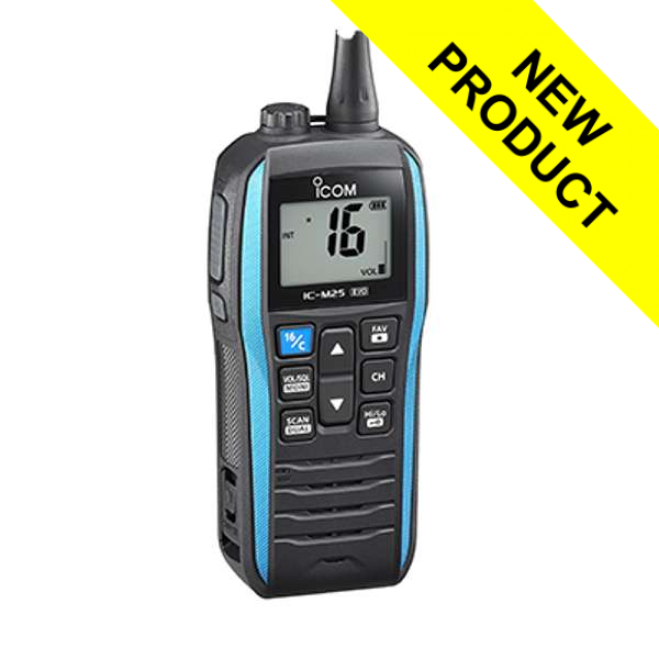 Icom M25 EVO Floating VHF Handheld Transceiver - Blue
