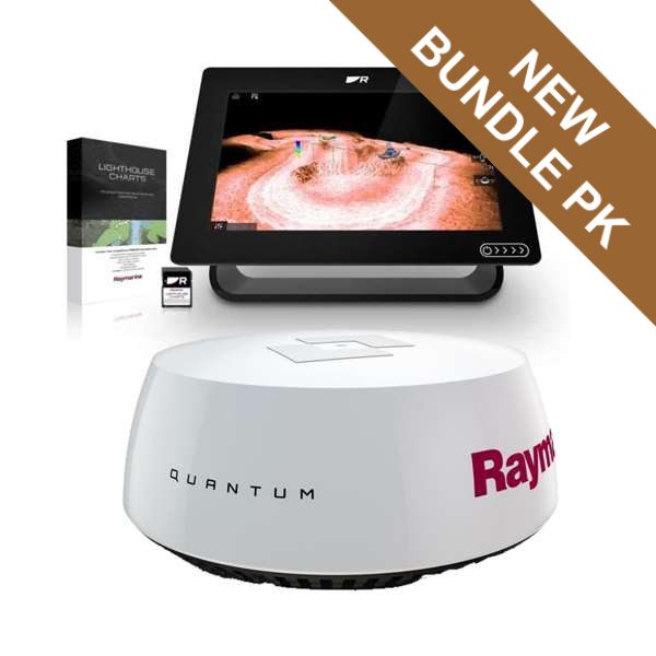 Raymarine Axiom+ 9 RV With UK Charts and Q24C Radar Bundle
