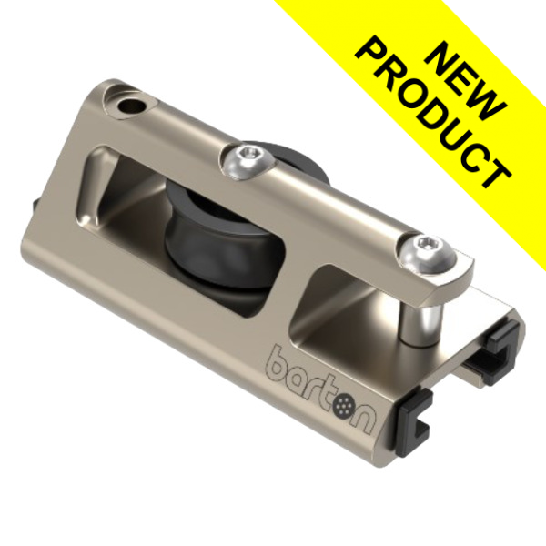 Barton 25mm Towable Track End c/w Becket - Silver