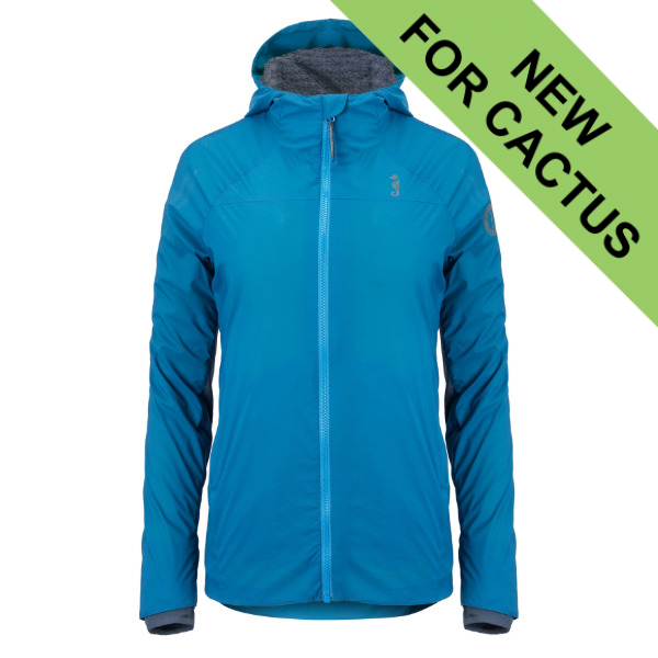 Mustang Womens Torrens Hooded Thermal Jacket - Ocean Blue - Large