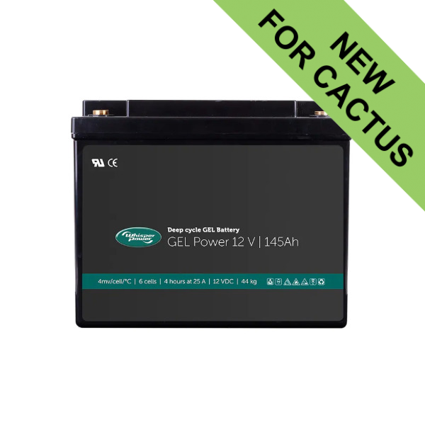 Whisper Power Deep Cycle Gel Battery - 12V/145Ah