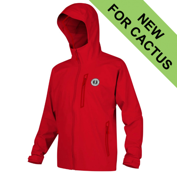 Mustang Mens Callan Waterproof Jacket - Red - Large