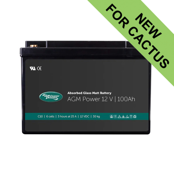 Whisper Power AGM Battery - 12V / 100Ah