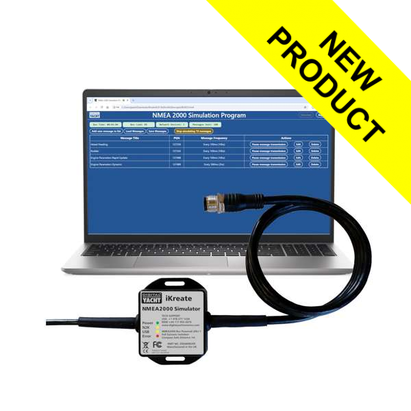 Digital Yacht NMEA 2000 Simulator Software & iKreate
