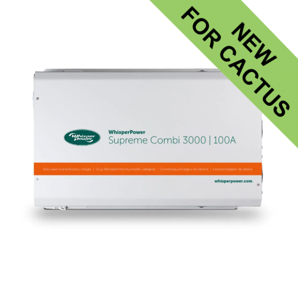 Whisper Power Supreme Combi Inverter/Charger - 12V/3000W/100A