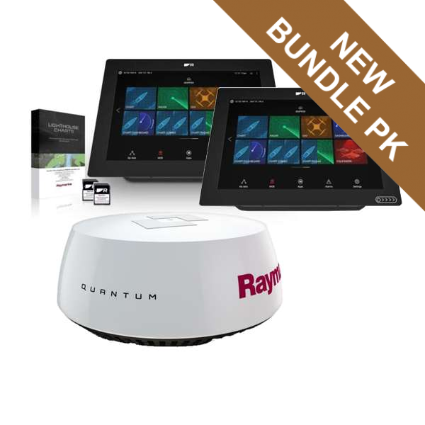 Raymarine Axiom+ 12 Twin Pack with Q24C Radar Bundle + UK Charts