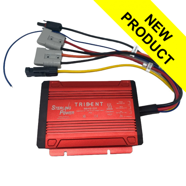 Sterling BBWS1225 Trident Waterproof Battery Charger - IP68 - 12/24V - 12V - 25A