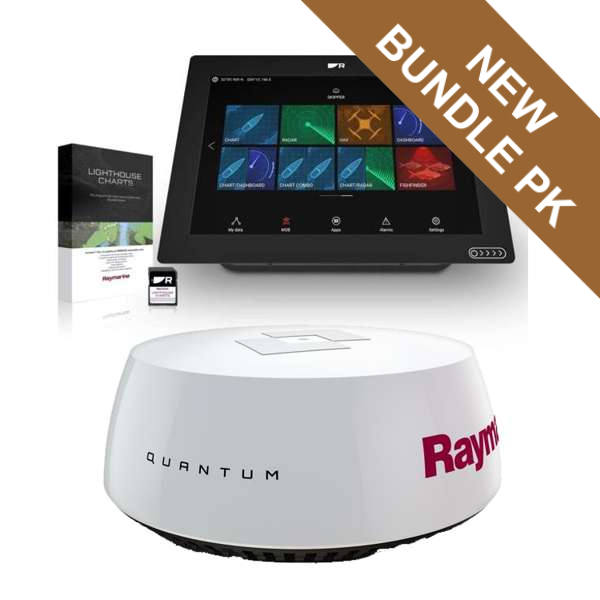 Raymarine Axiom+ 12 With UK Charts and Q24C Radar Bundle
