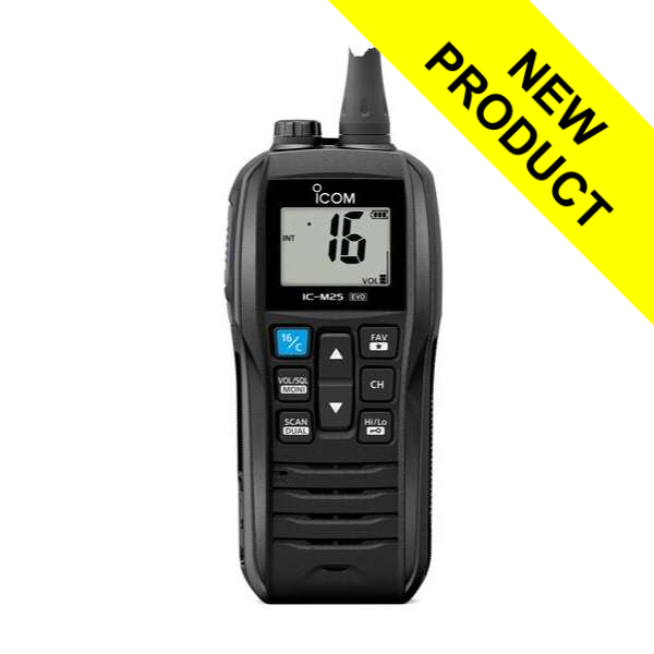 Icom M25 EVO Floating VHF Handheld Transceiver - Black