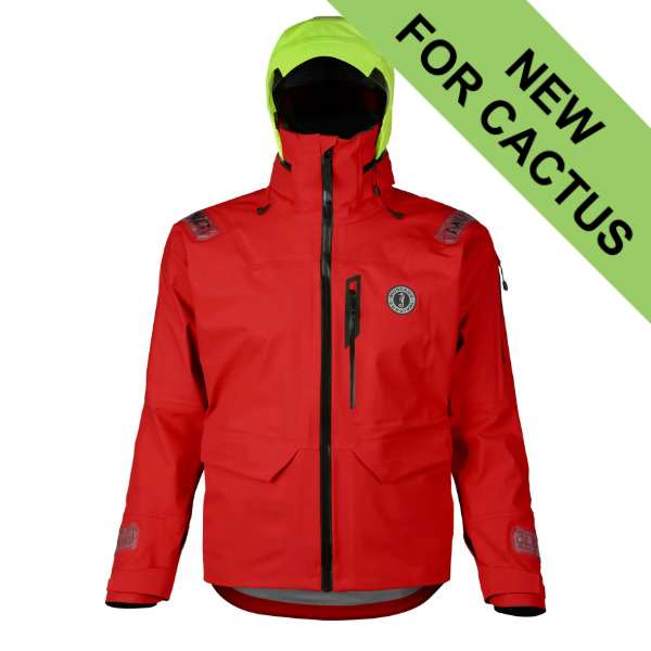 Mustang Meris Waterproof Jacket - Red - Sizes M to XL