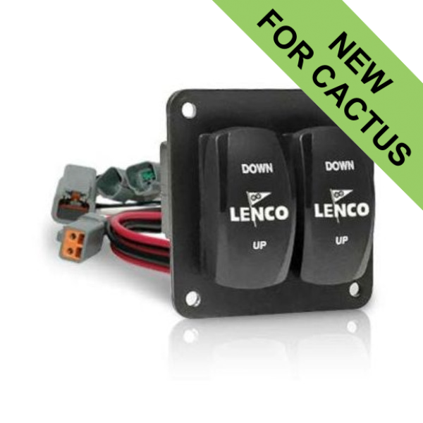 Lenco Electric Trim Tabs Double Rocker Switch