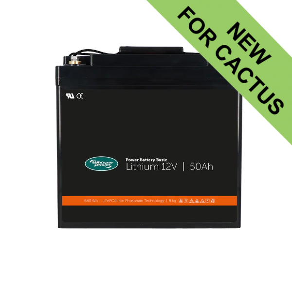 Whisper Power Lithium Power Basic Battery - 12V / 50Ah