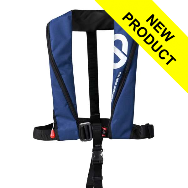 Ocean Safety Sport ADV - Automatic + Harness - Navy