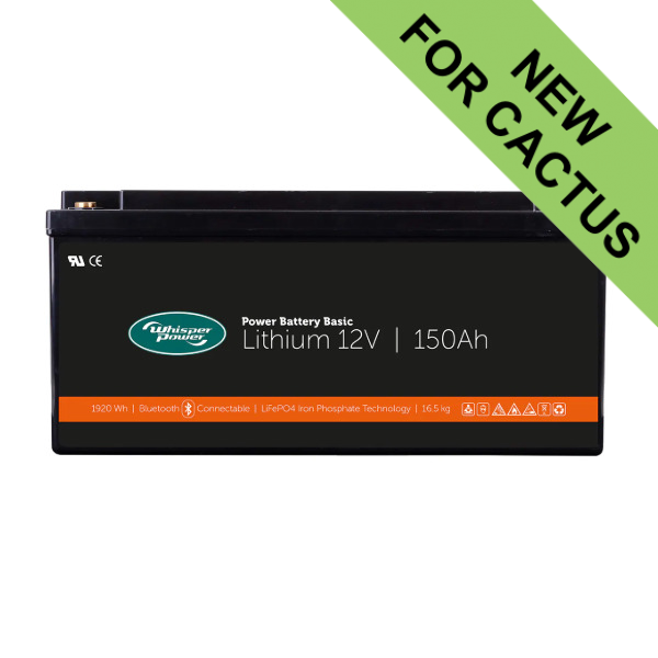 Whisper Power Lithium Power Basic Battery - 12V / 150Ah