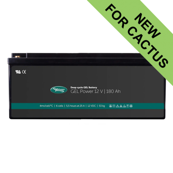 Whisper Power Deep Cycle Gel Battery - 12V/180Ah