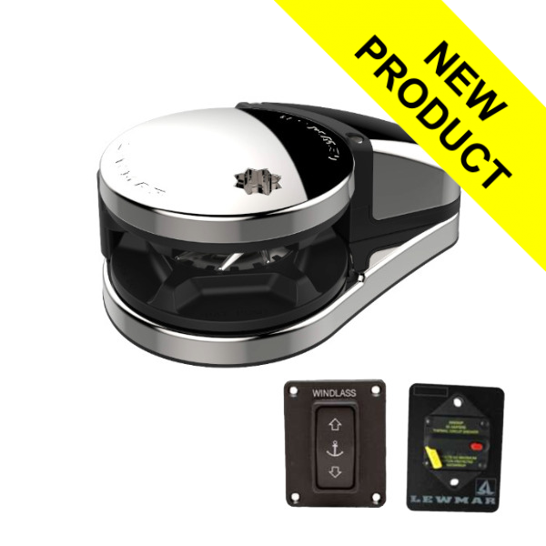 Lewmar VX2 GO Vertical Windlass - 12V / 700W - 8mm Gypsy - Extended Kit