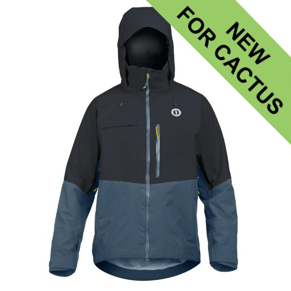 Mustang Mens Taku Elite Jacket - Black / Admiral Grey - Sizes M to XL