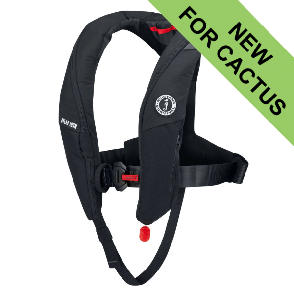 Mustang Atlas 190 DLX Pro Sensor Automatic Life Jacket - Black