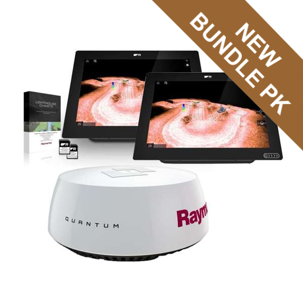 Raymarine Axiom+ 12 RV Twin Pack with Q24C Radar Bundle + UK Charts