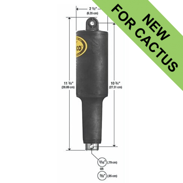 Lenco 101 XD Trim Tab Actuator - 2-1/4in / 5.715cm Stroke - 5/16in Mount - 12V