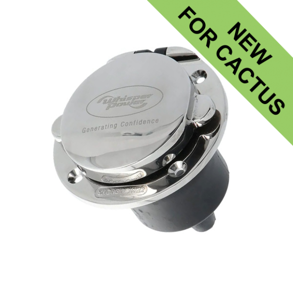 Whisper Power Shore Connect Stainless Steel Inlet - 32A