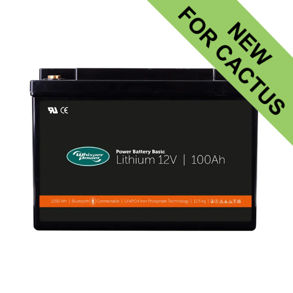 Whisper Power Lithium Power Basic Battery - 12V / 100Ah